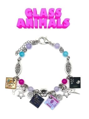 Glass Animals Fan Merch Miniature Album Charm Bracelet